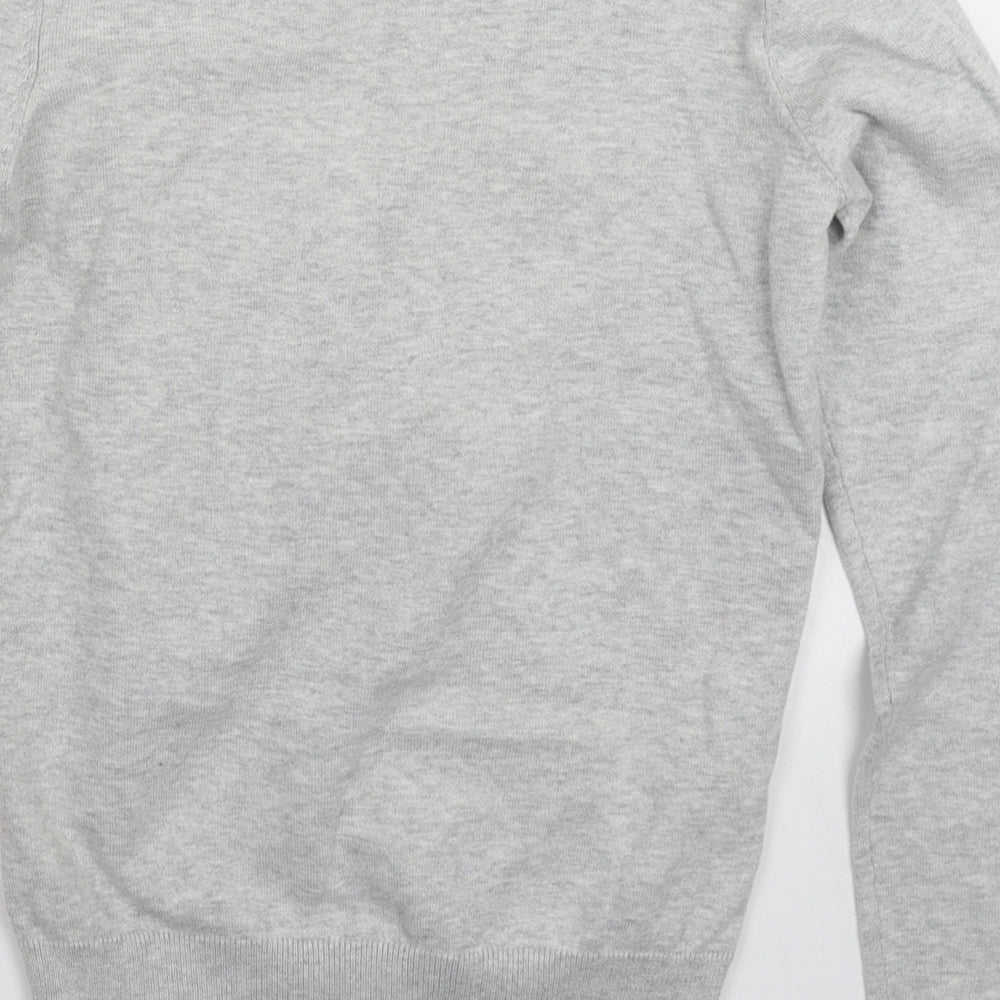 New Look Womens Grey  Knit Cardigan Jumper Size 6