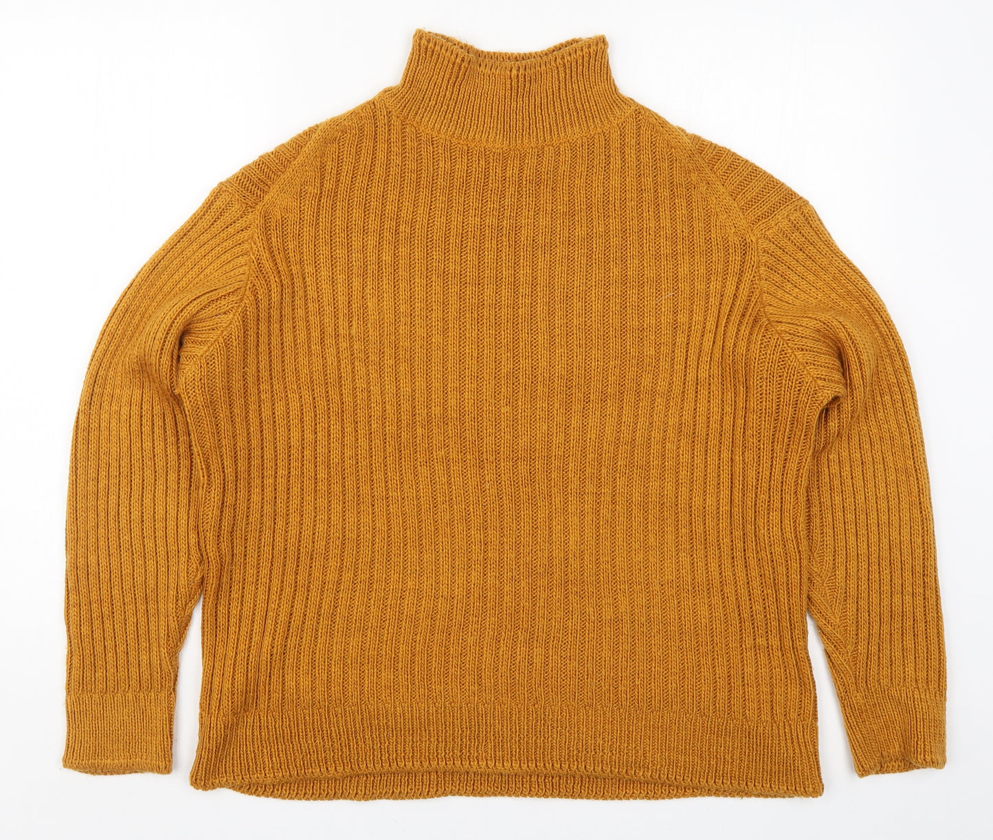 Damart Womens Orange  Knit Pullover Jumper Size 16