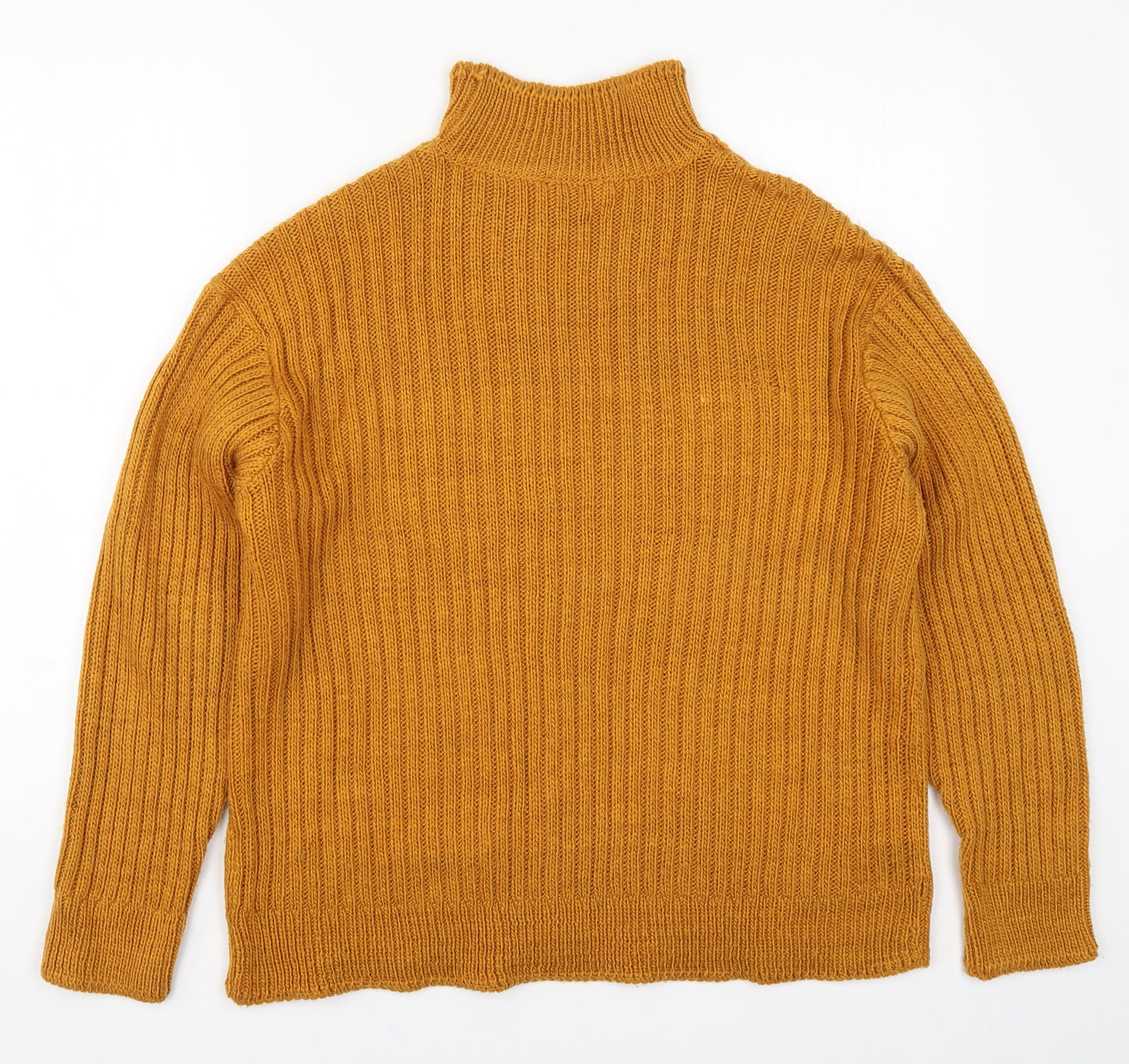 Damart Womens Orange  Knit Pullover Jumper Size 16