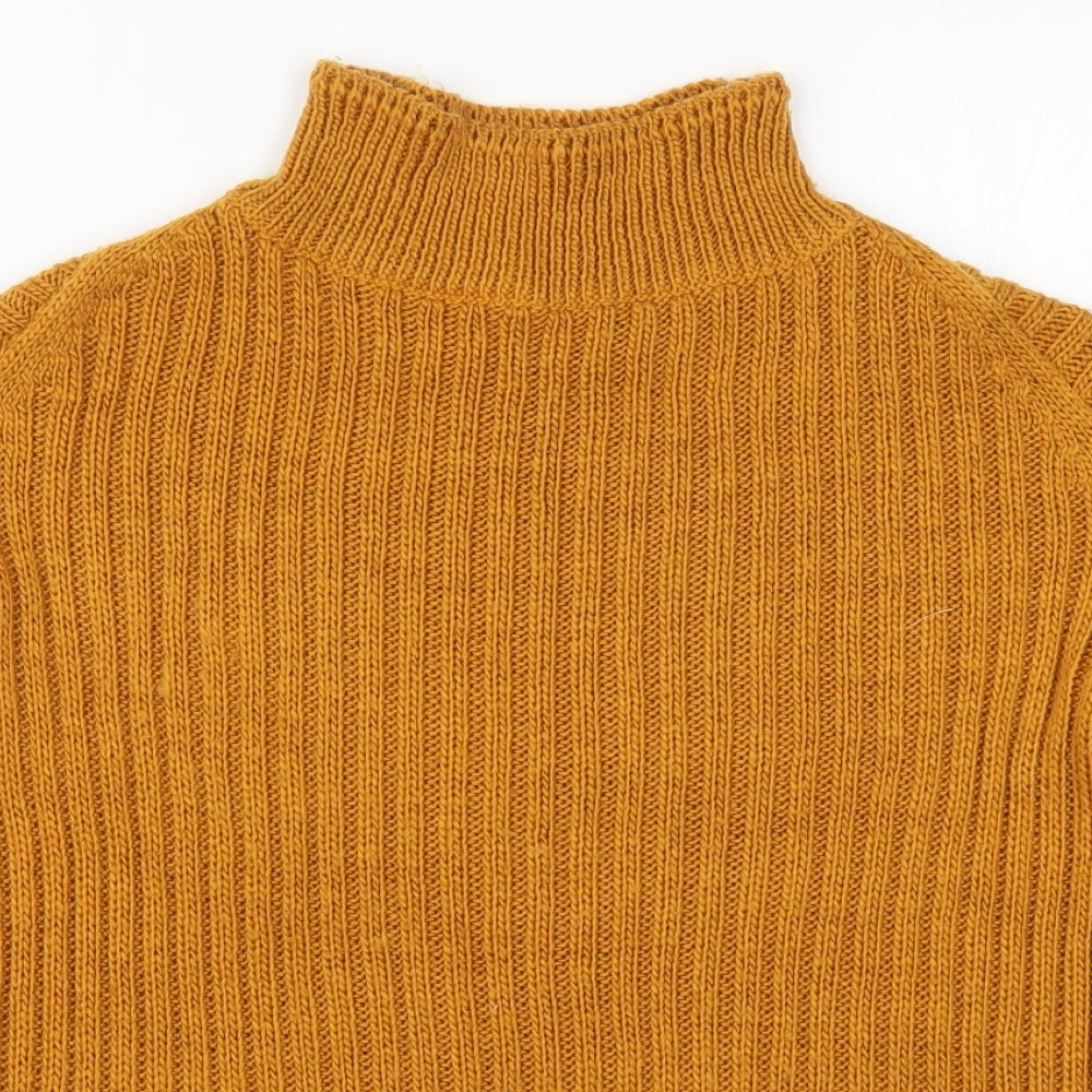 Damart Womens Orange  Knit Pullover Jumper Size 16