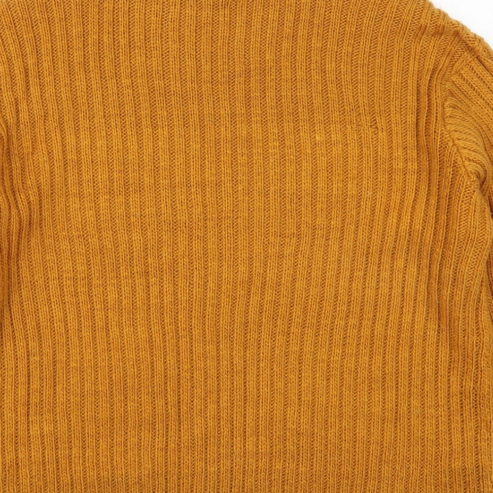 Damart Womens Orange  Knit Pullover Jumper Size 16