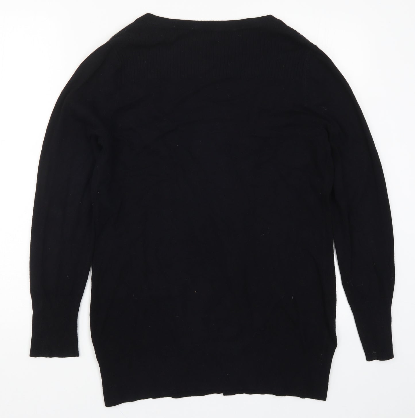 George Womens Black  Knit Cardigan Jumper Size 14
