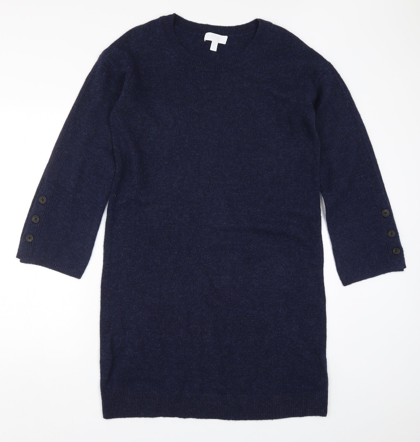 White Label Womens Blue  Knit Jumper Dress  Size 14