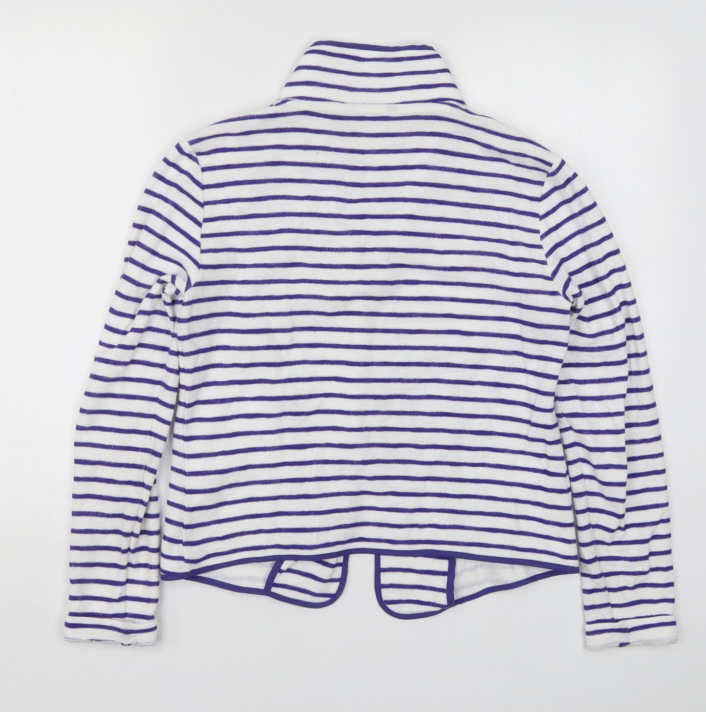 Joules Womens Blue Striped  Jacket  Size 10
