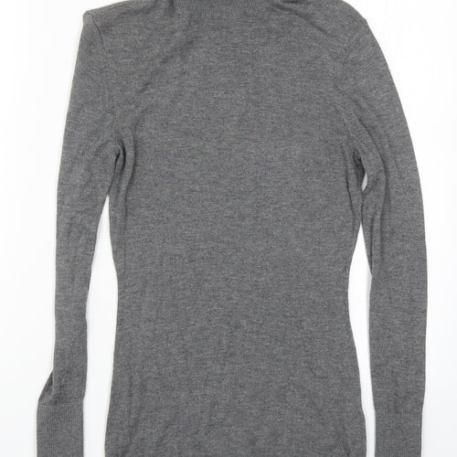 H&M Womens Grey  Knit Pullover Jumper Size XS