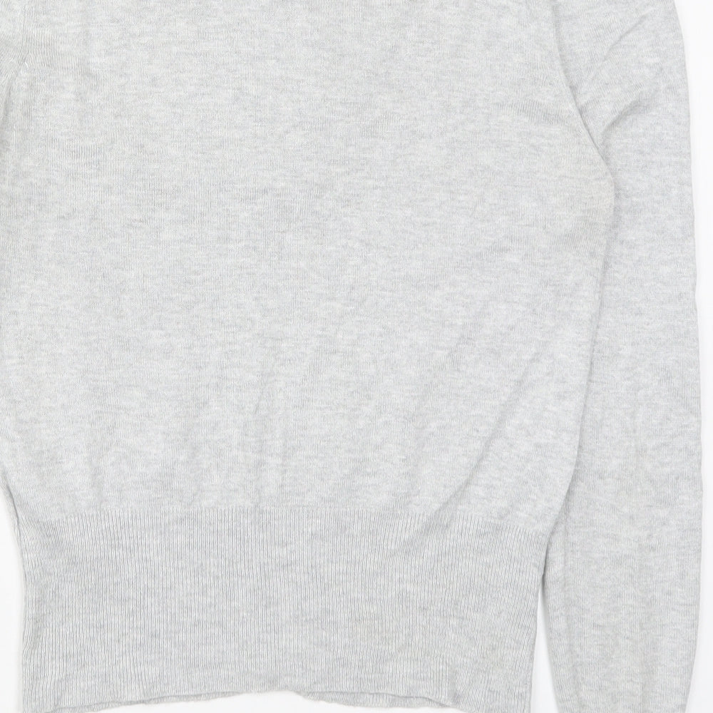 Peacocks Womens Grey  Knit Cardigan Jumper Size 12