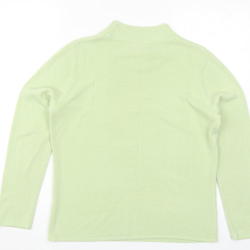 Bonmarché Womens Green  Knit Pullover Jumper Size S