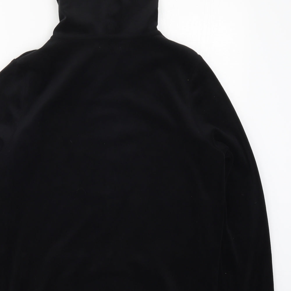 F&F Womens Black   Full Zip Hoodie Size 14