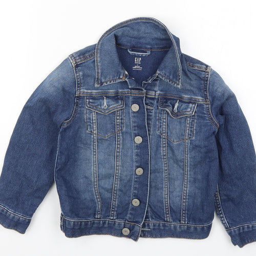 Gap Girls Blue  Denim Jacket  Size 5 Years