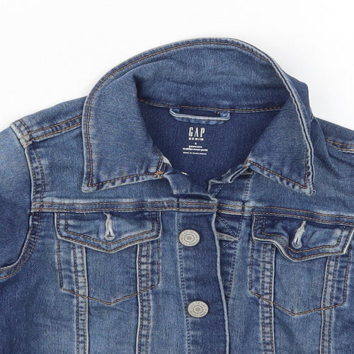Gap Girls Blue  Denim Jacket  Size 5 Years