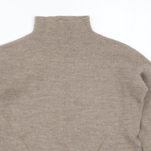 Rachel Zoe Womens Beige  Knit Pullover Jumper Size L