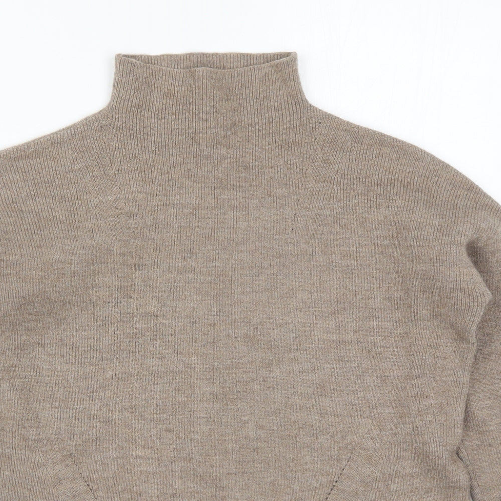 Rachel Zoe Womens Beige  Knit Pullover Jumper Size L