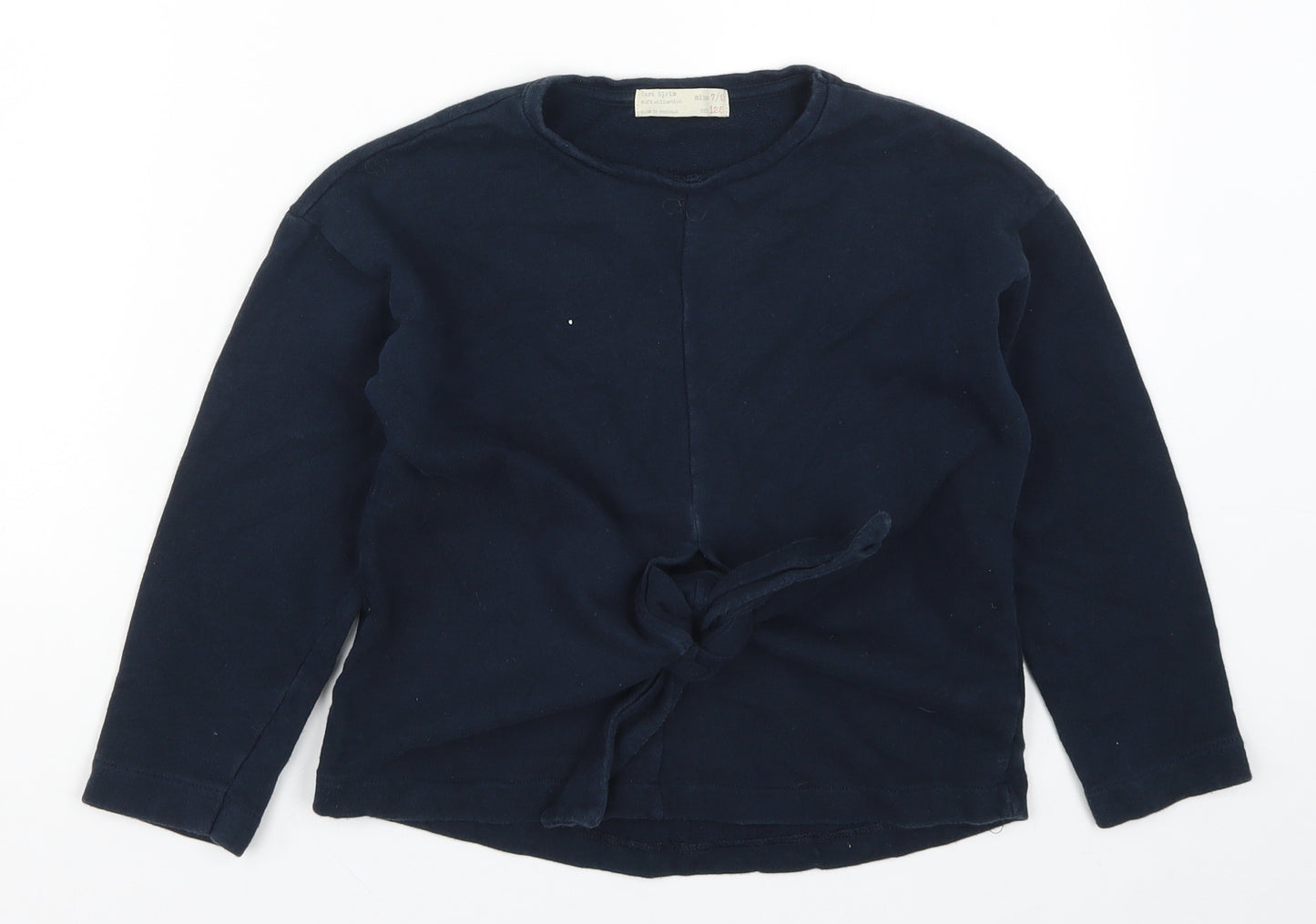 Zara Girls Blue   Pullover Sweatshirt Size 7-8 Years