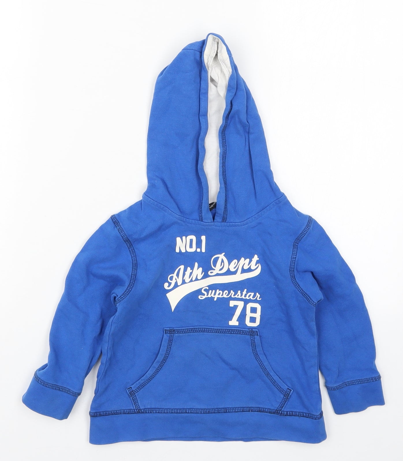 George Boys Blue   Jacket  Size 18-24 Months  - No.1 Ath Dept Superstar 78