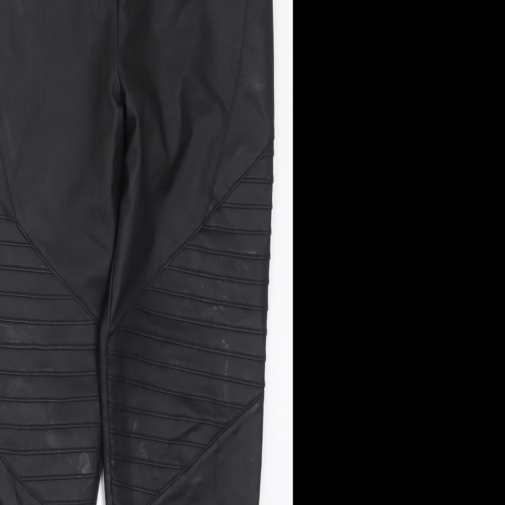 River Island Womens Black   Carrot Leggings Size 12 L25.5 in