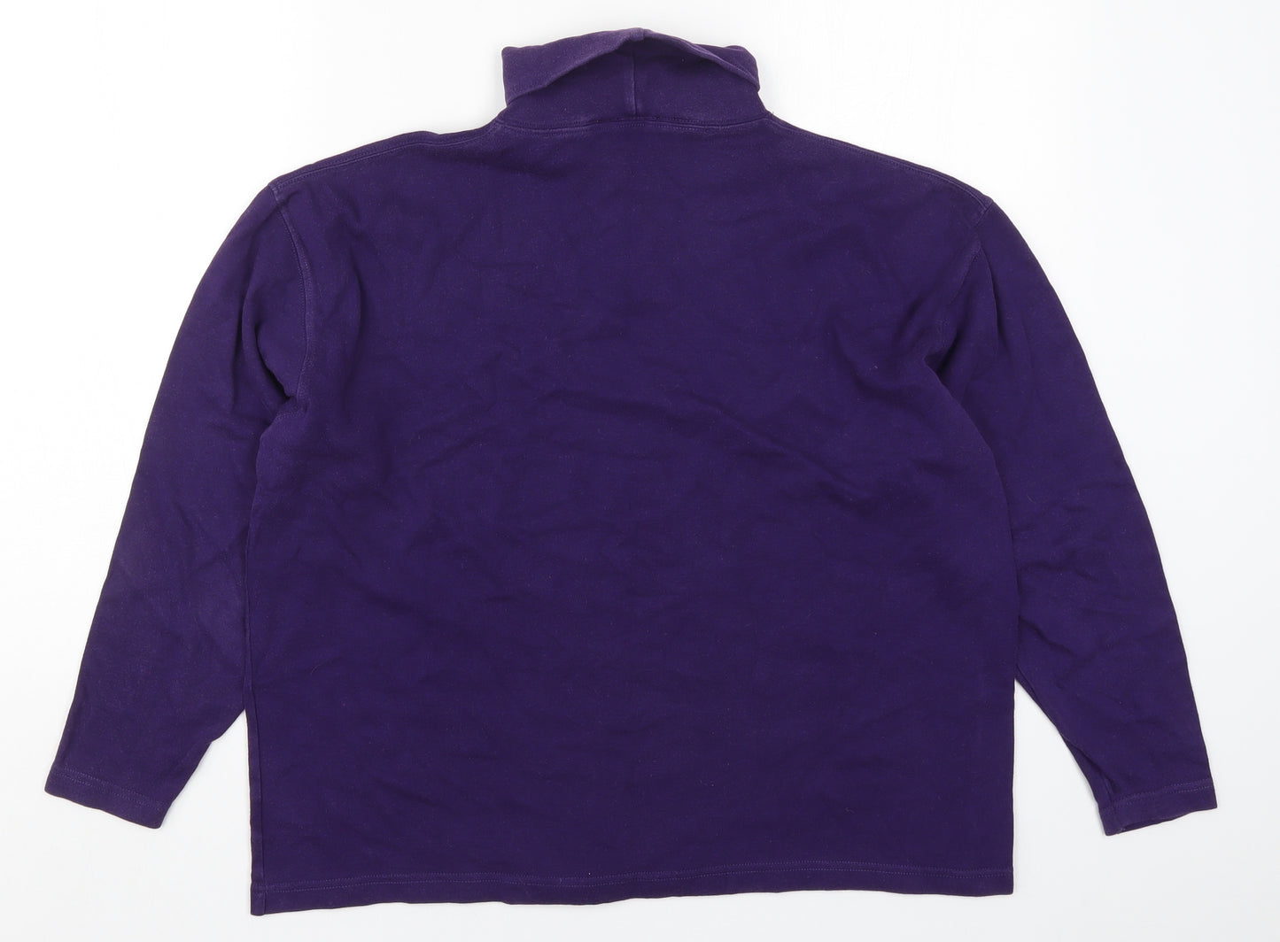 Sansburys Womens Purple   Basic T-Shirt Size 14