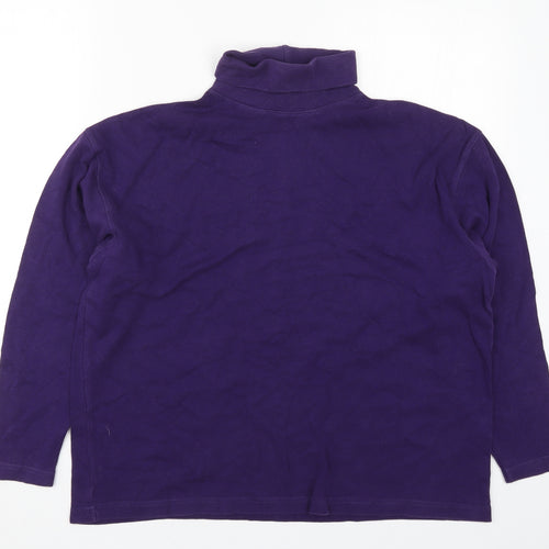 Sansburys Womens Purple   Basic T-Shirt Size 14
