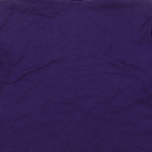 Sansburys Womens Purple   Basic T-Shirt Size 14