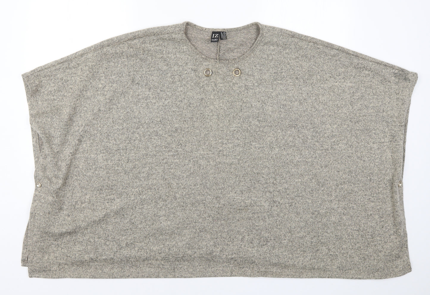 Izabel Womens Beige   Basic T-Shirt Size 8