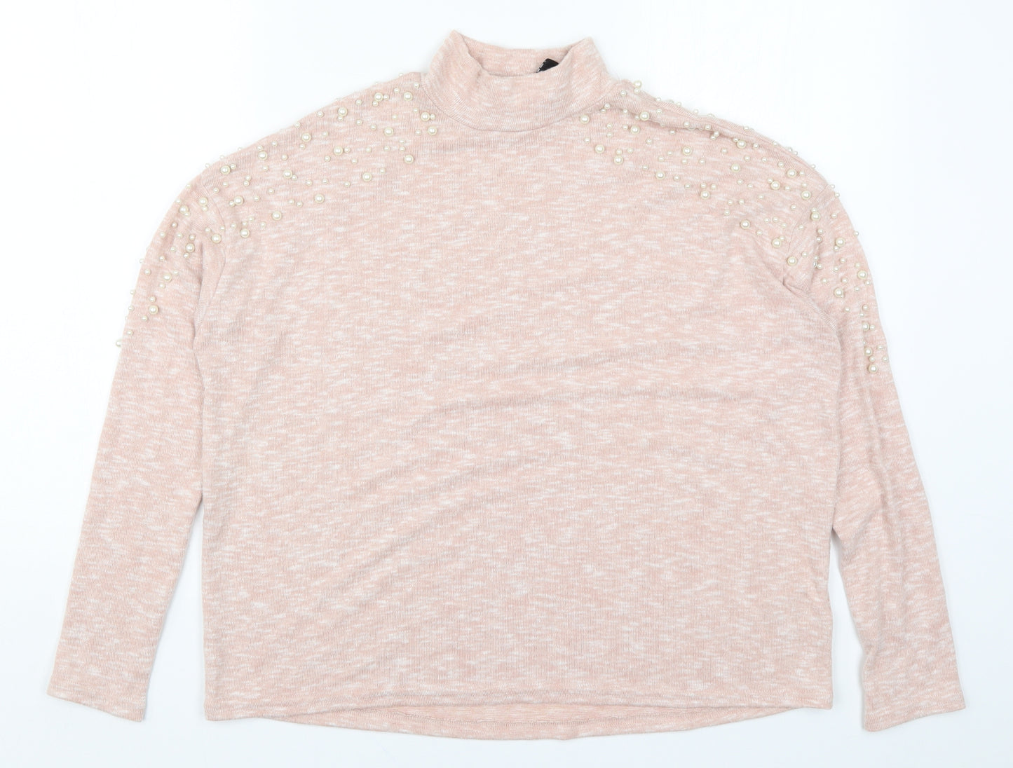 H&M Womens Pink   Pullover Jumper Size S