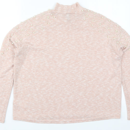 H&M Womens Pink   Pullover Jumper Size S