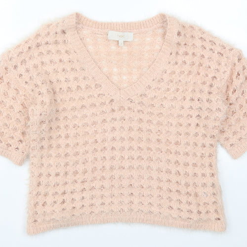 NEXT Womens Pink  Knit Pullover Jumper Size M