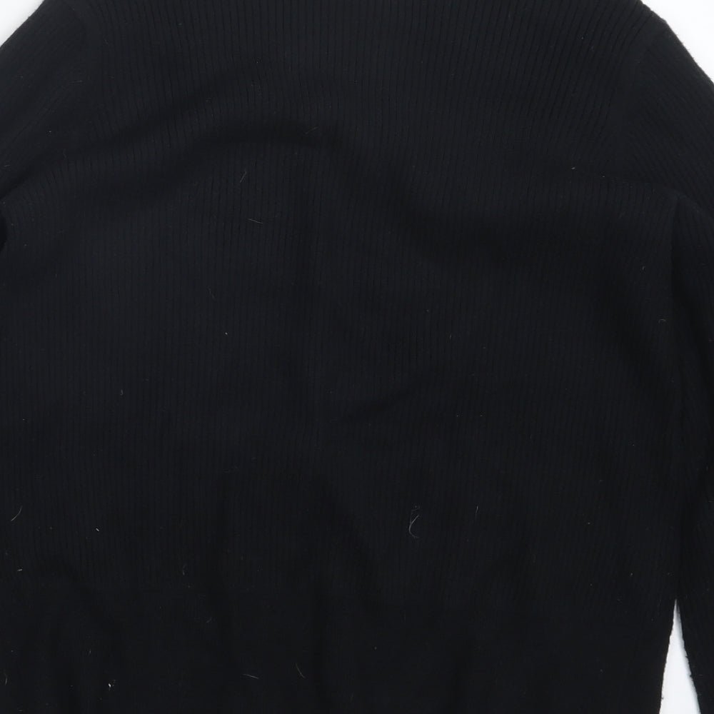 Marks and Spencer Womens Black   Cardigan Jumper Size 14