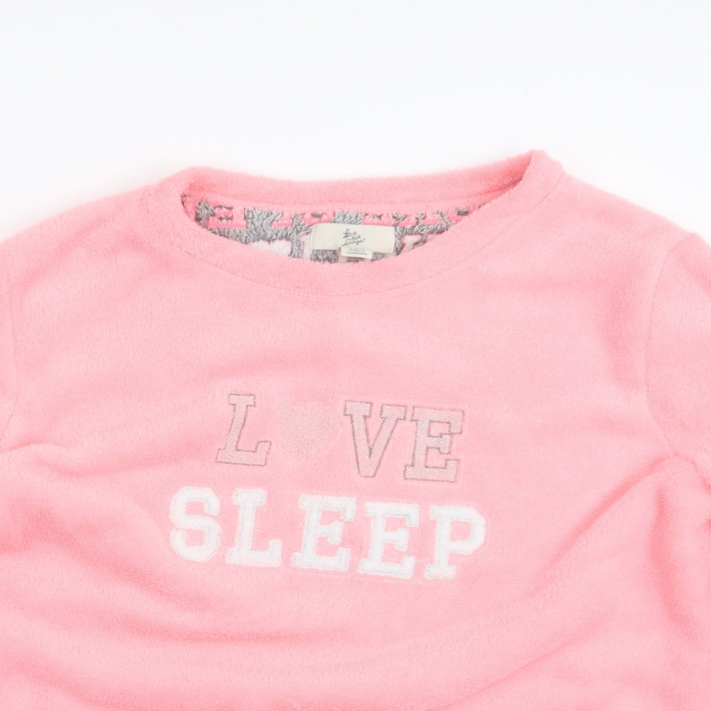 Love to Lounge Womens Pink Geometric  Top Pyjama Top Size 14