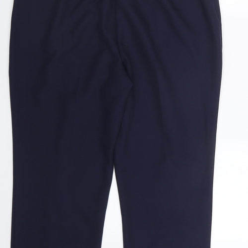 Papaya Womens Blue   Trousers  Size 16 L28 in