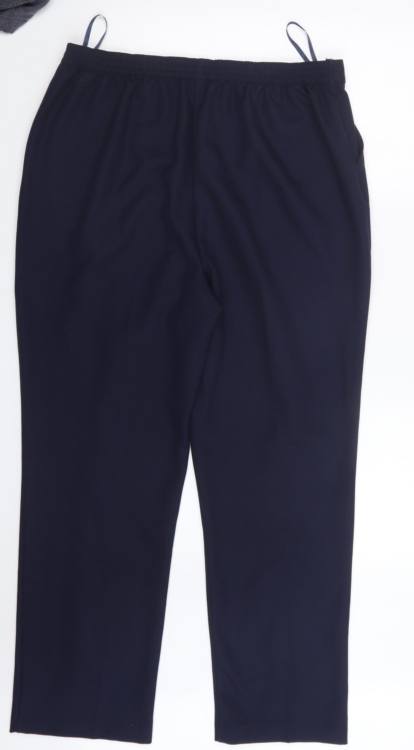 Papaya Womens Blue   Trousers  Size 16 L28 in