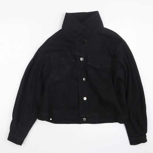 SheIn Womens Black  Denim Jacket  Size XS