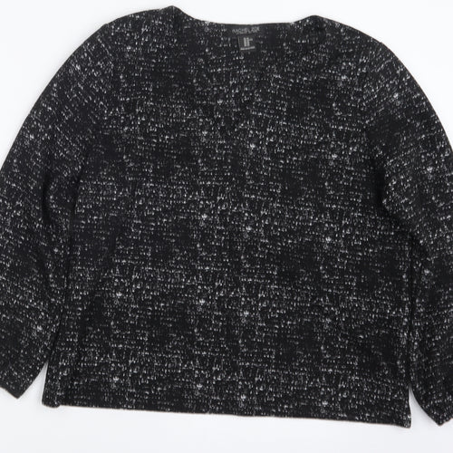 Rachel Zoe Womens Black   Pullover Jumper Size XL