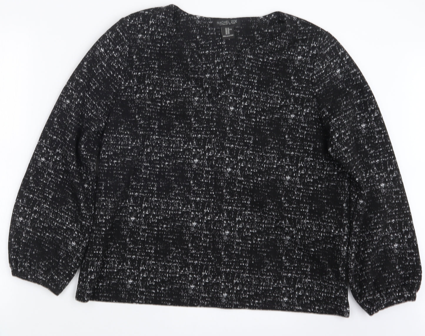 Rachel Zoe Womens Black   Pullover Jumper Size XL