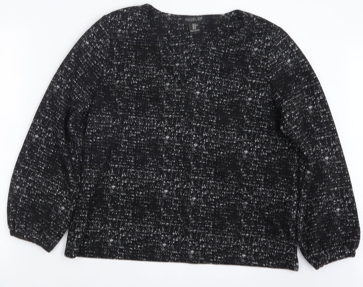Rachel Zoe Womens Black   Pullover Jumper Size XL