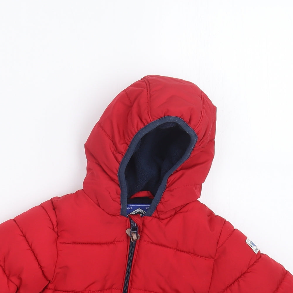 NEXT Boys Red   Jacket  Size 6-9 Months