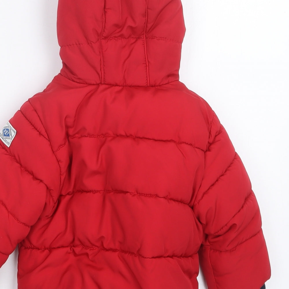 NEXT Boys Red   Jacket  Size 6-9 Months