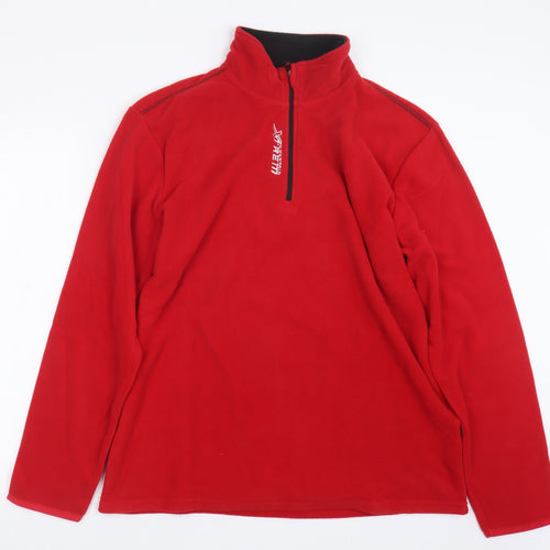 Atlas Mens Red   Pullover Sweatshirt Size M