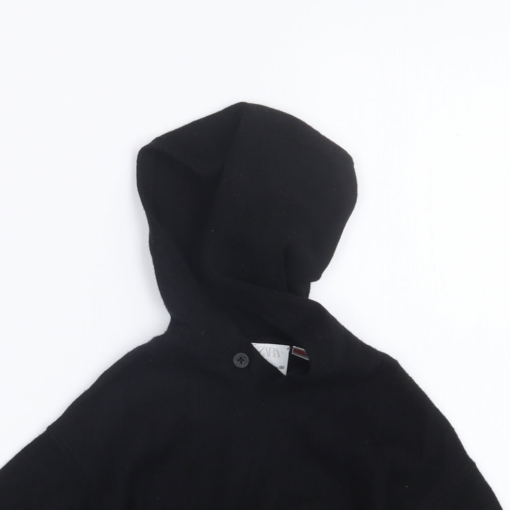 Zara Boys Black   Jacket  Size 12-18 Months  - Hoodie