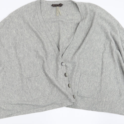 NEXT Womens Grey  Knit Cardigan Jumper Size M