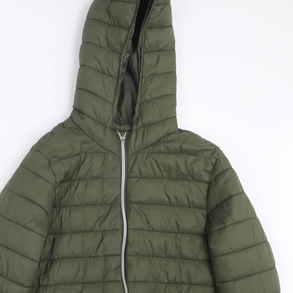 New Look Girls Green   Jacket Coat Size 14-15 Years