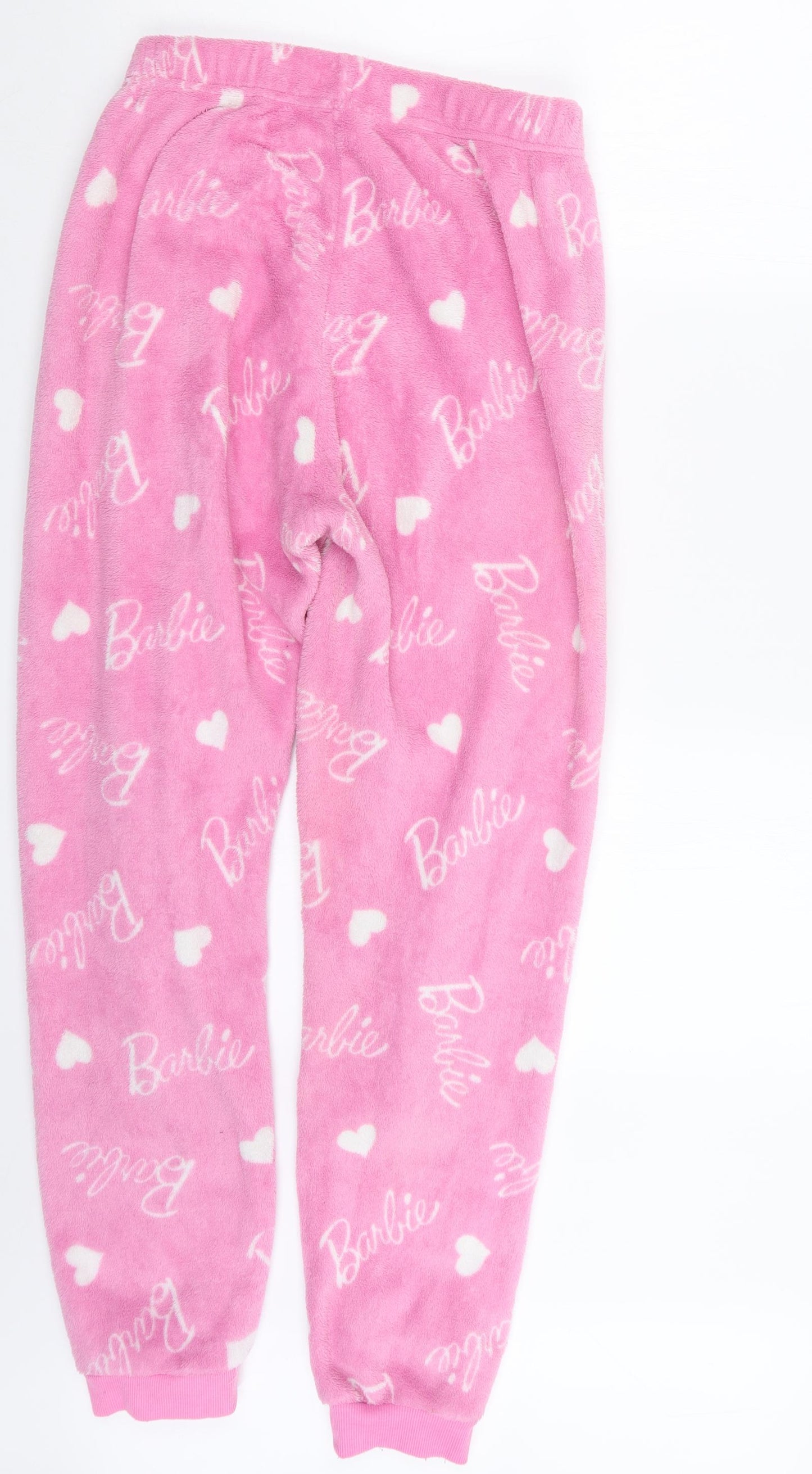 Love to Lounge Womens Pink Geometric  Capri Pyjama Set Size 10  - Barbie
