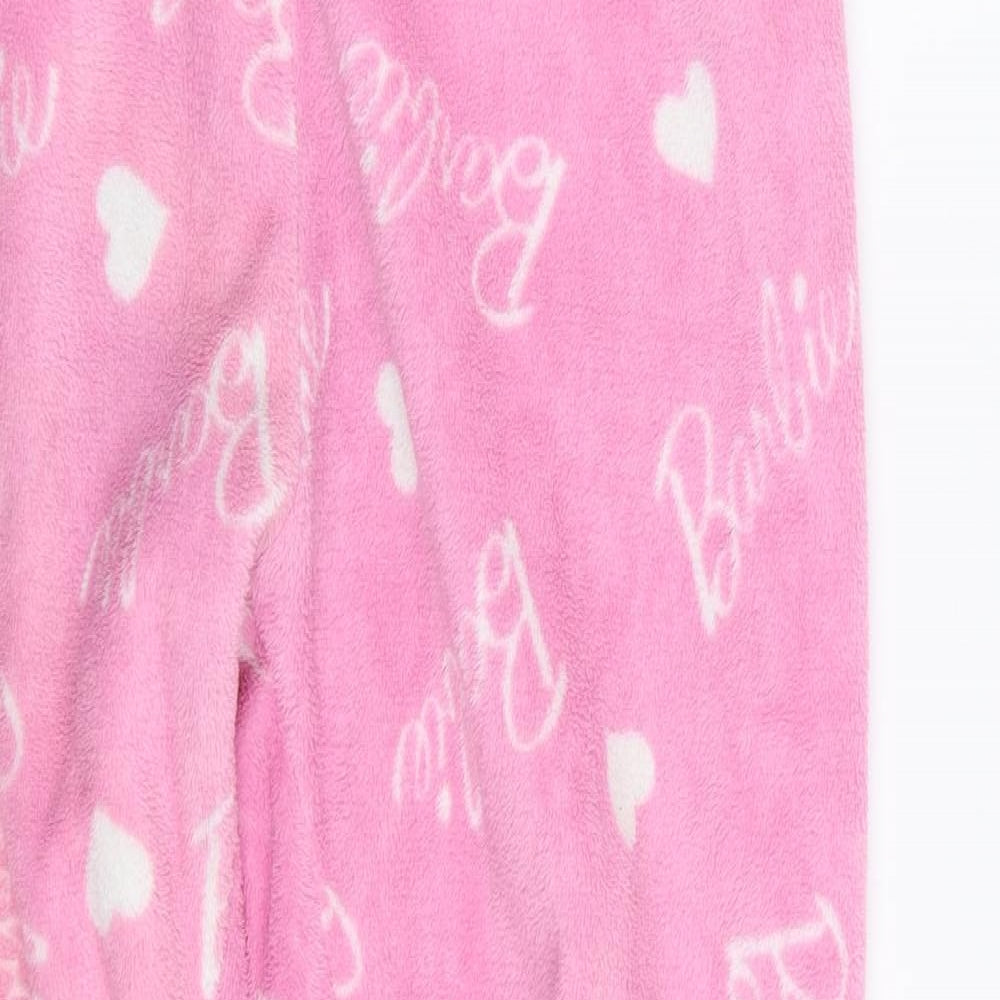 Love to Lounge Womens Pink Geometric  Capri Pyjama Set Size 10  - Barbie