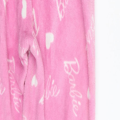 Love to Lounge Womens Pink Geometric  Capri Pyjama Set Size 10  - Barbie