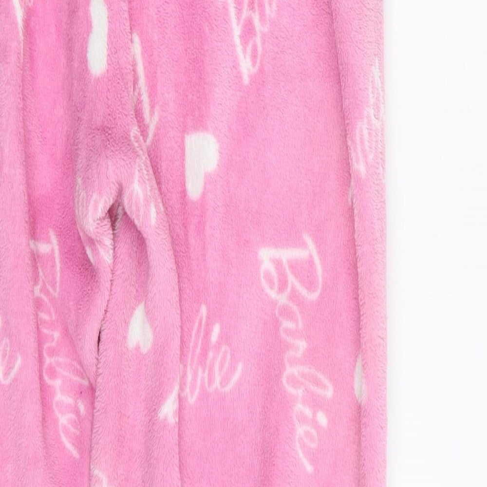 Love to Lounge Womens Pink Geometric  Capri Pyjama Set Size 10  - Barbie