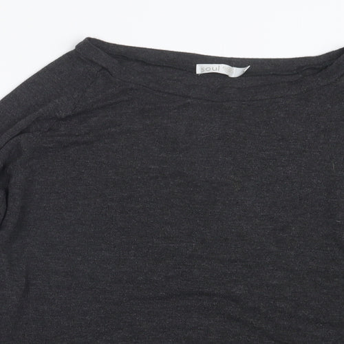 Soul Womens Grey   Basic T-Shirt Size XL