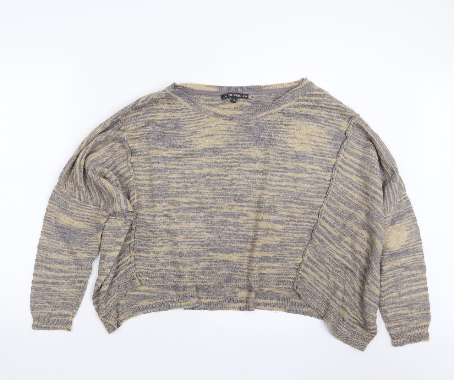 Marks and Spencer Womens Yellow  Knit Pullover Jumper Size 14