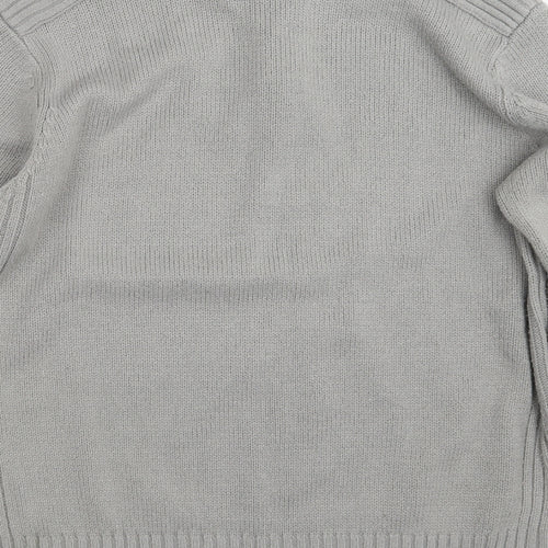 Hutson Harbour Mens Grey  Knit Pullover Sweatshirt Size XL