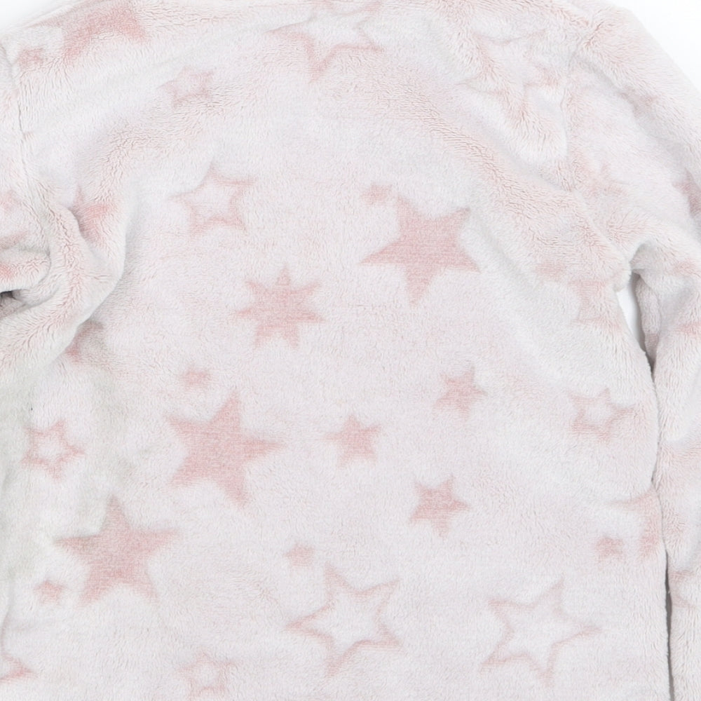 Nutmeg Girls Pink Geometric  Top Pyjama Set Size 6-7 Years