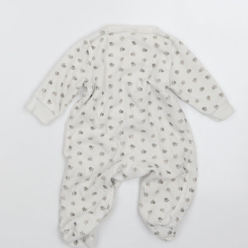 Boo Bear Boys Brown Geometric  Coverall Outfit/Set Size 0-3 Months