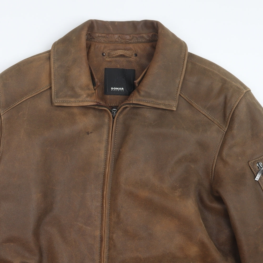 DONAR Mens Brown   Jacket  Size L